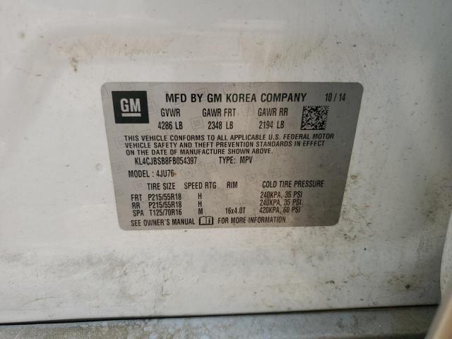 2015 BUICK ENCORE CON - KL4CJBSB8FB054397