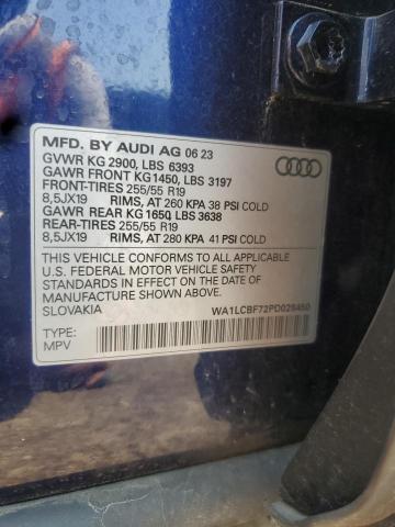 2023 AUDI Q7 PREMIUM WA1LCBF72PD028450