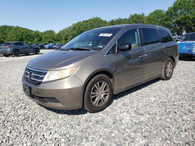 HONDA ODYSSEY EX 2012 tan  Gasoline 5FNRL5H44CB072764 photo #1