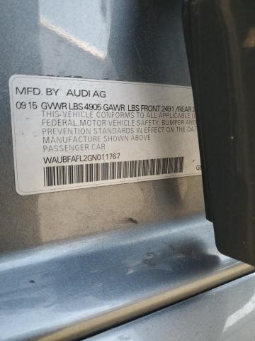 2016 AUDI A4 PREMIUM - WAUBFAFL2GN011767