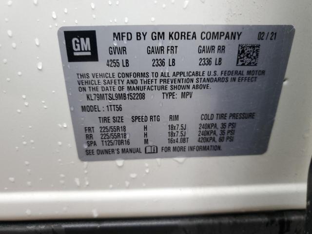 2021 CHEVROLET TRAILBLAZE - KL79MTSL9MB152208