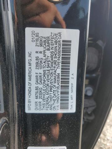2020 HONDA ACCORD SPO 1HGCV1F35LA053864