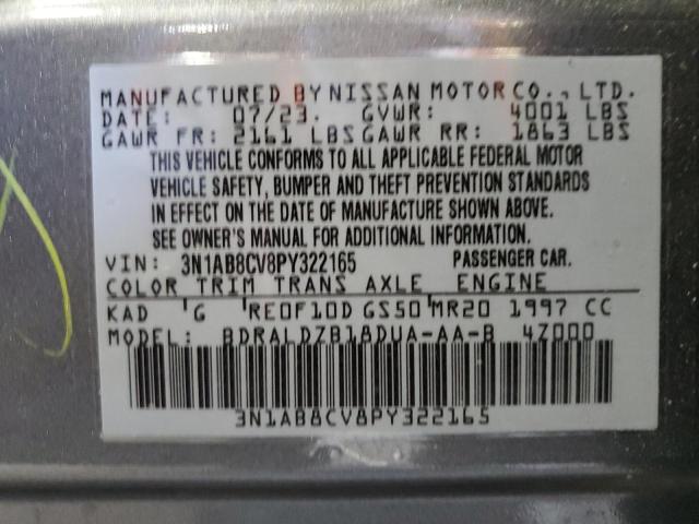 2023 NISSAN SENTRA SV - 3N1AB8CV8PY322165