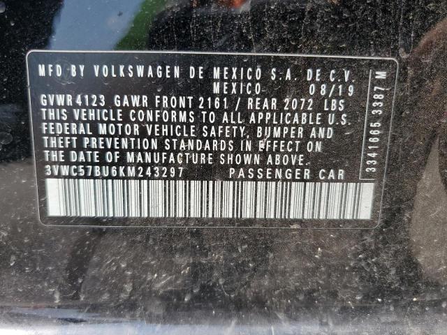 2019 VOLKSWAGEN JETTA S - 3VWC57BU6KM243297