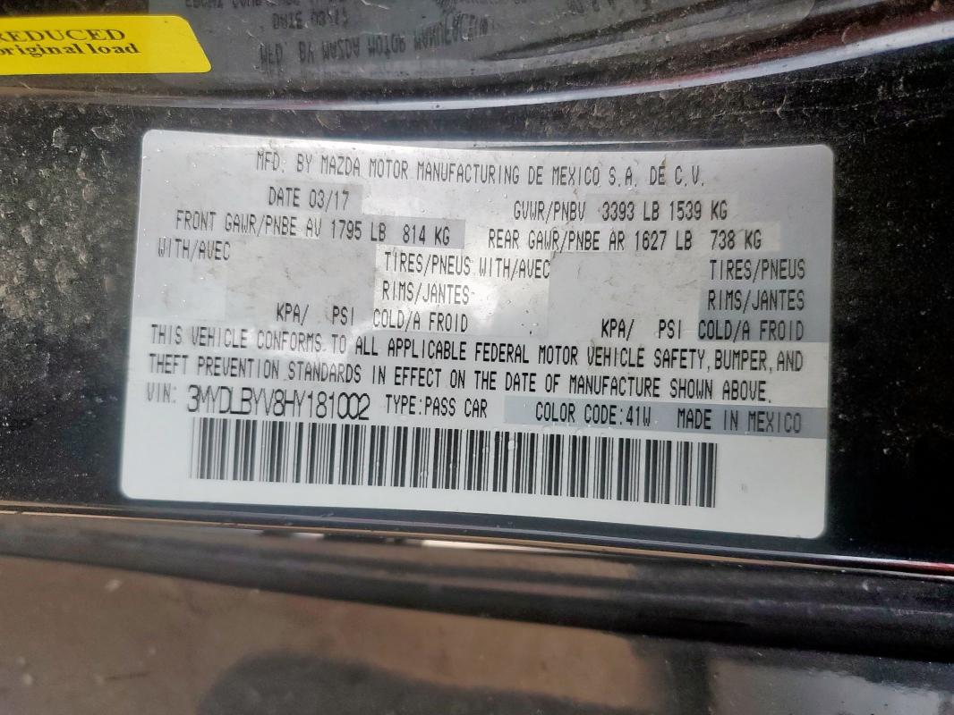 3mydlbyv8hy181002 - 2017 Toyota yaris - #62746515