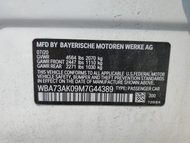 2021 BMW 228XI WBA73AK09M7G44389