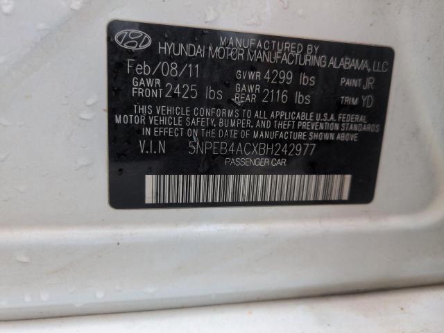 5npeb4acxbh242977 - 2011 Hyundai sonata gls - #61569455