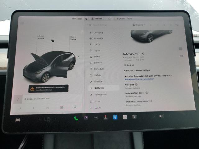 2021 TESLA MODEL Y 5YJYGDEE6MF145240