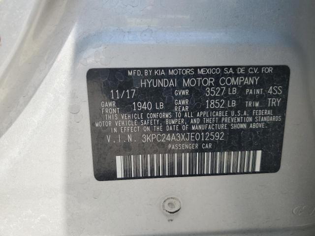 2018 HYUNDAI ACCENT SE 3KPC24A3XJE012592