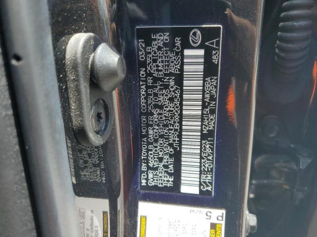 2021 LEXUS UX 250H - JTHP9JBHXM2045467