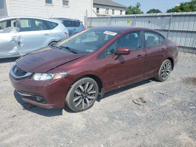 Vin: 19xfb2f94fe218948, lot: 59606045, honda civic exl 2015 img_1