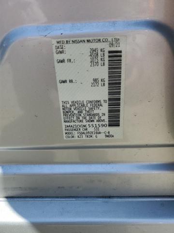 2022 NISSAN LEAF SV 1N4AZ1CV1NC551590