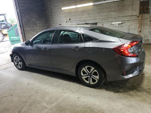 HONDA CIVIC LX 2018 gray  gas 19XFC2F59JE204823 photo #3