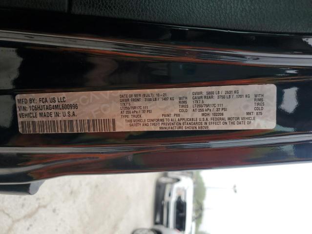 2021 JEEP GLADIATOR - 1C6HJTAG4ML600996