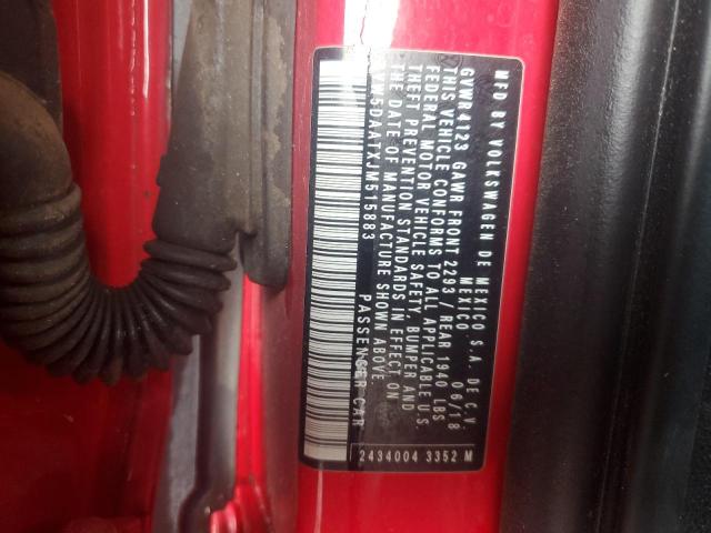 2018 VOLKSWAGEN BEETLE S 3VW5DAATXJM515883