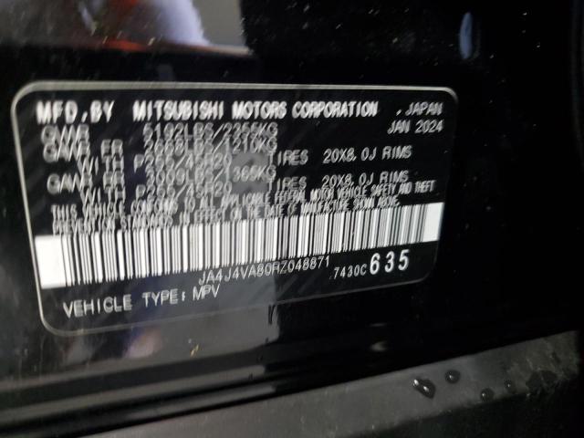 2024 MITSUBISHI OUTLANDER - JA4J4VA80RZ048871
