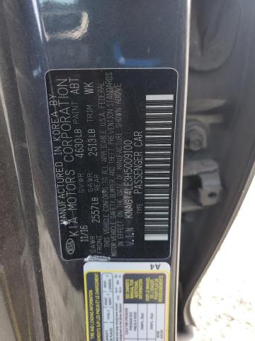 2017 KIA OPTIMA HYB KNAGT4LE3H5009100