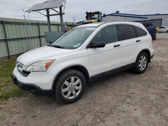HONDA CR-V EX 2009 white  gas 5J6RE48539L069657 photo #1