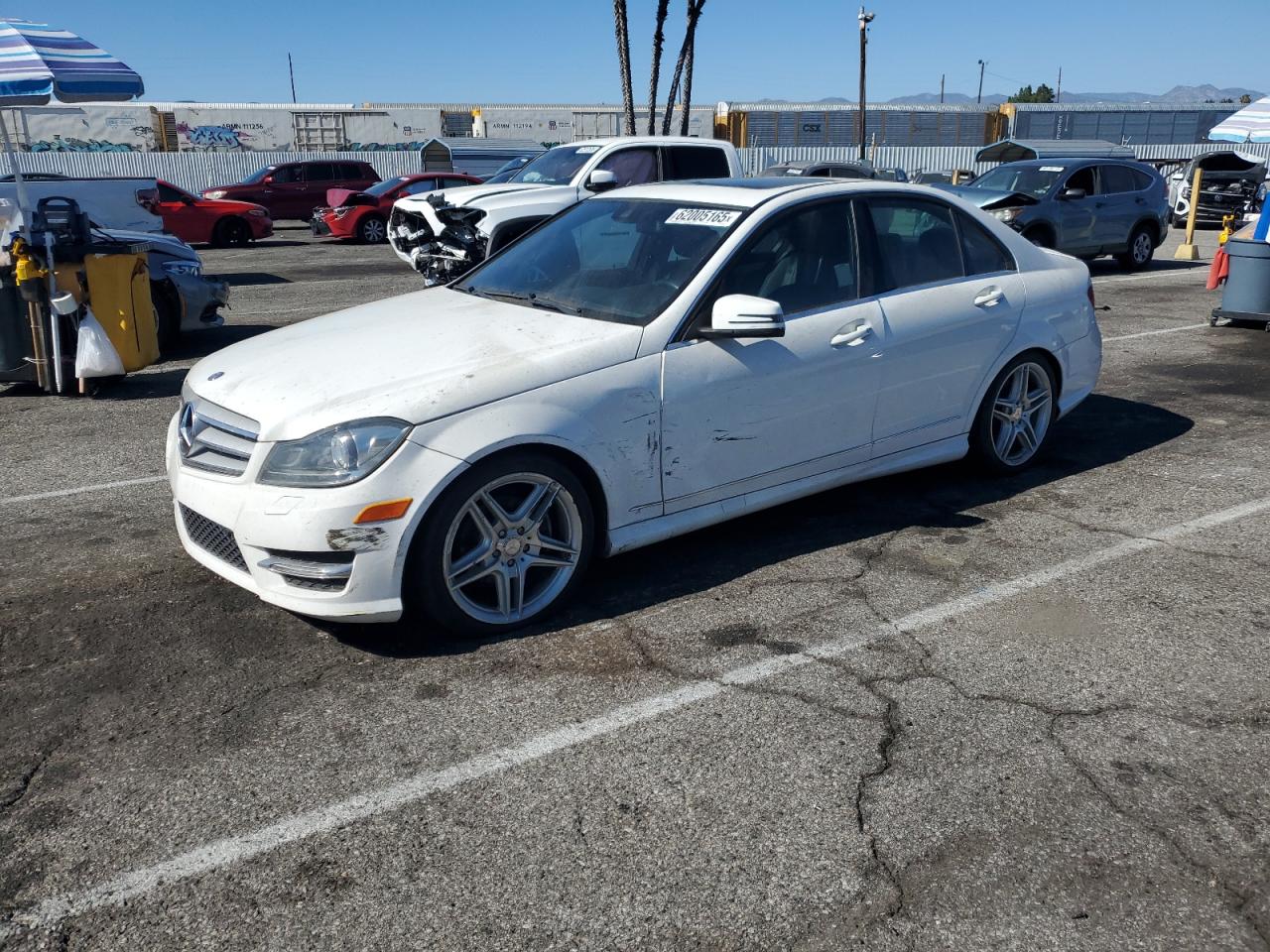 Lot #3223321326 2013 MERCEDES-BENZ C 250