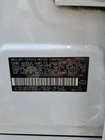 2016 LEXUS IS 200T JTHBA1D2XG5032327