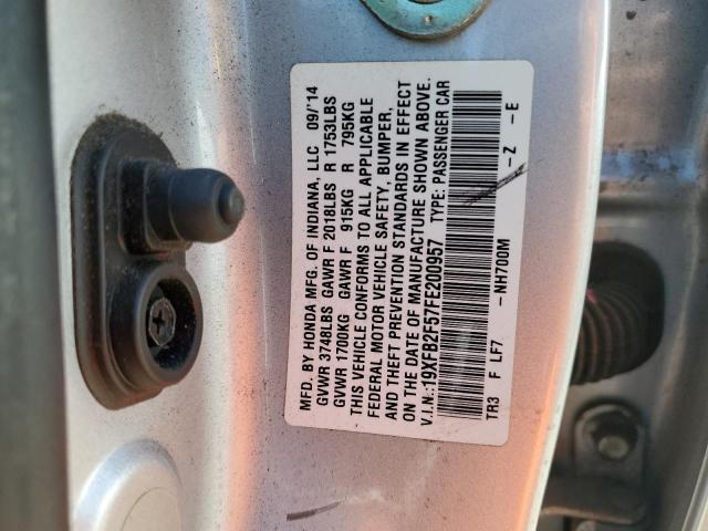 2015 HONDA CIVIC LX - 19XFB2F57FE200957