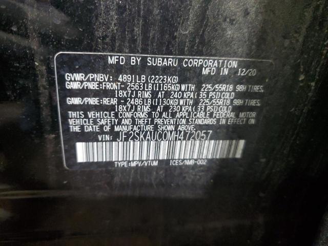 2021 SUBARU FORESTER L JF2SKAUC0MH472057