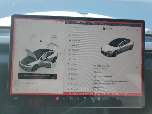 2024 TESLA MODEL 3 - 5YJ3E1EA0RF856760