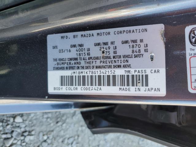2016 MAZDA 3 SPORT JM1BM1K78G1342152