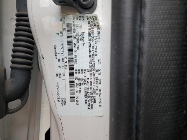 2016 FORD FOCUS TITA 1FADP3N23GL345904