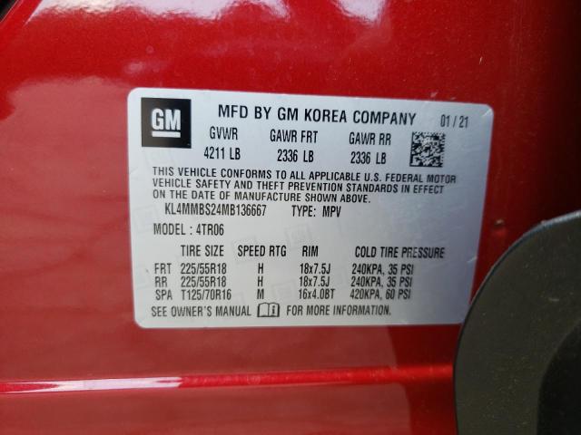 2021 BUICK ENCORE GX KL4MMBS24MB136667