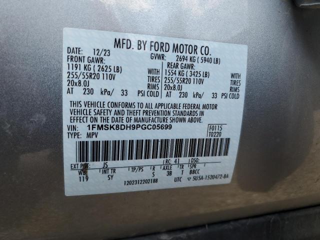 2023 FORD EXPLORER X 1FMSK8DH9PGC05699