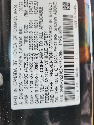 2021 HONDA CR-V EXL 2HKRW2H82MH628064