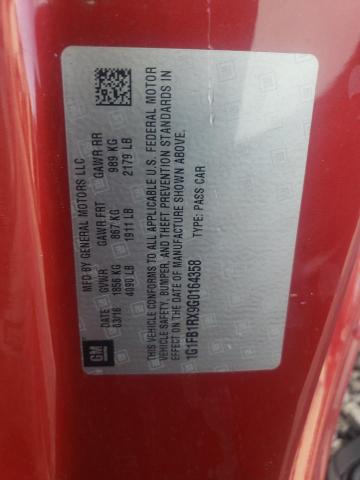 2016 CHEVROLET CAMARO LT - 1G1FB1RX9G0164358