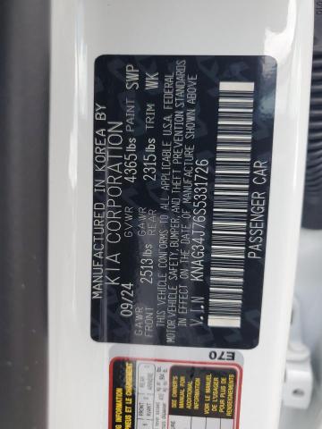 2025 KIA K5 EX - KNAG34J76S5331726