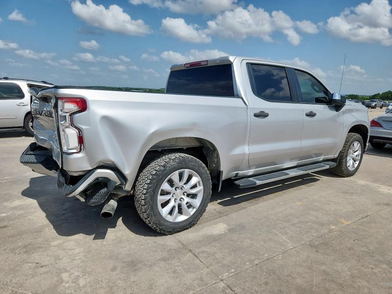 CHEVROLET SILVERADO 2019 silver  Gasoline 3GCPWBEH8KG219035 photo #4