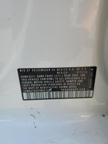2015 VOLKSWAGEN GOLF TDI 3VWRA7AU2FM067264