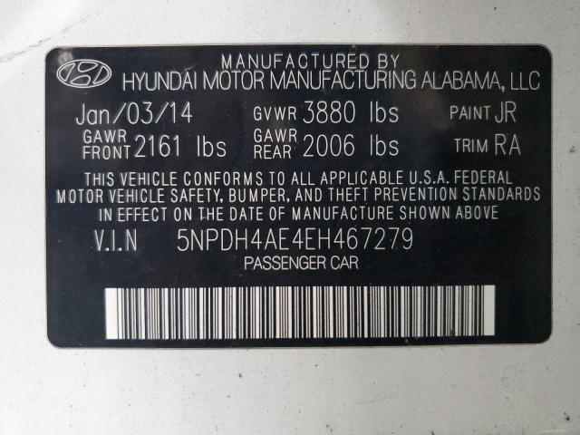 2014 HYUNDAI ELANTRA SE - 5NPDH4AE4EH467279