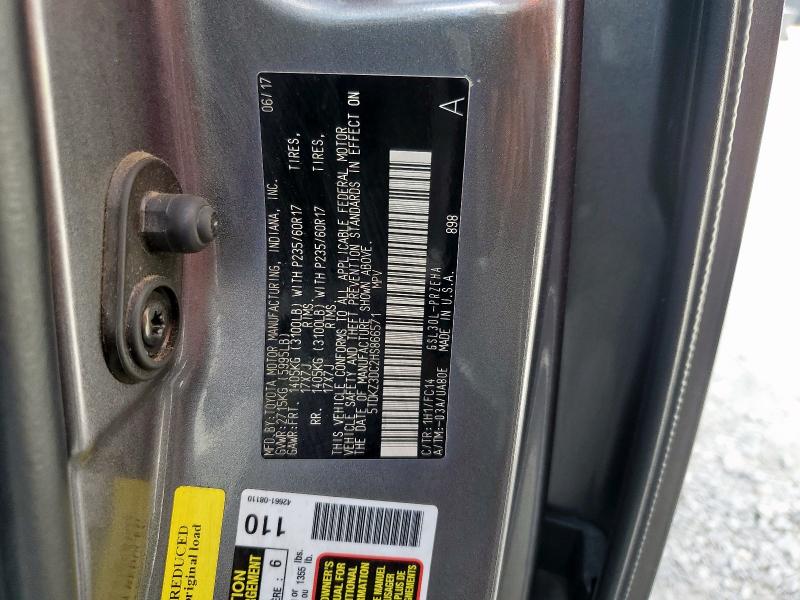 2017 TOYOTA SIENNA LE - 5TDKZ3DC2HS866571