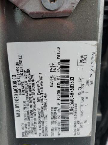 2017 LINCOLN MKZ HYBRID 3LN6L5MU4HR602533