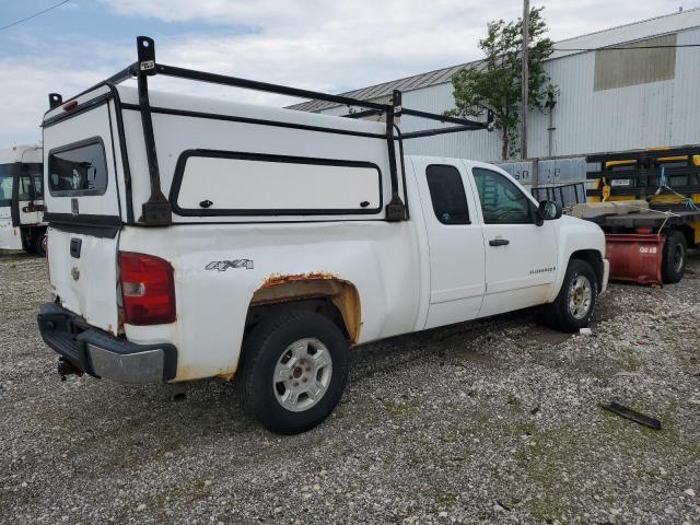 CHEVROLET SILVERADO 2008 white 4dr ext flexible fuel 1GCEK19008E177364 photo #4