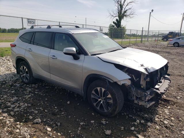 Vin: 5tdgzrbh0ms138927, lot: 61355215, toyota highlander xle 20214