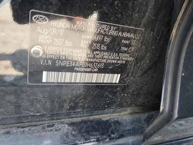 2018 HYUNDAI SONATA SPO - 5NPE34AF0JH637613