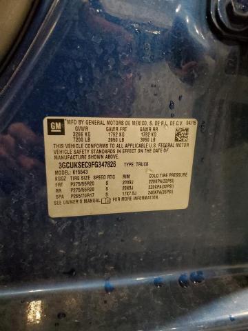 2015 CHEVROLET 1500 3GCUKSEC9FG347826