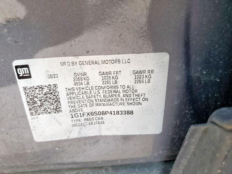 2023 CHEVROLET BOLT EV 2L - 1G1FX6S08P4183388