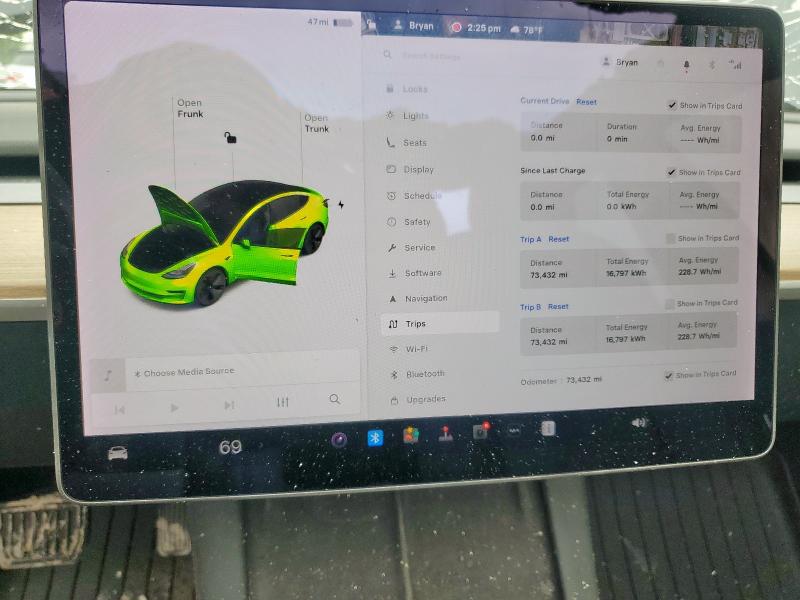 2021 TESLA MODEL 3 5YJ3E1EA1MF911628