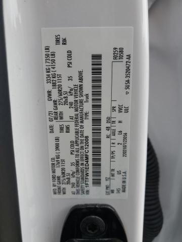 2021 FORD F150 SUPER - 1FTFW1ED4MFC12008