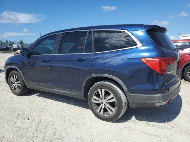 HONDA PILOT EXL 2016 blue  gas 5FNYF5H53GB012475 photo #3
