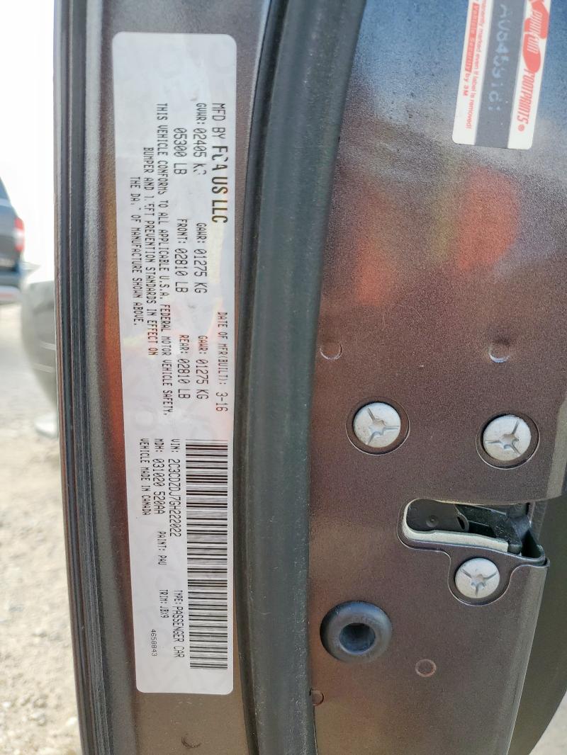 2016 DODGE CHALLENGER - 2C3CDZDJ7GH222022