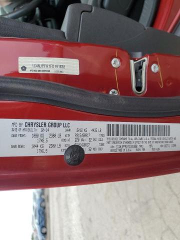 2015 JEEP PATRIOT LA 1C4NJPFA1FD191828