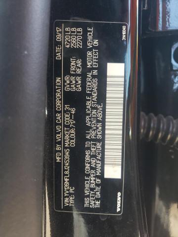 2018 VOLVO S60 DYNAMI YV126MFL8J2453945